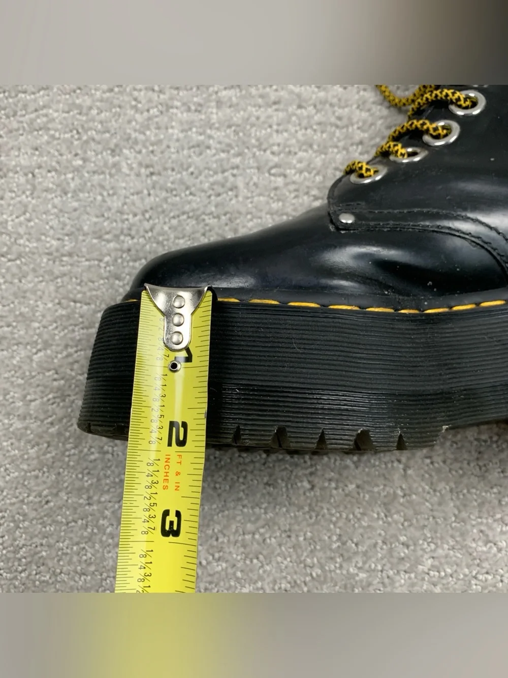Dr Martens Jadon Max 2” Platform Boots Women’s 6 Goth Punk Grunge Rock